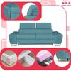 Sofa Couch Bosso Wohnzimmer Family Möbel Hellblau Reg Kopfstütze