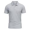 Men's Simple Quick-Drying Polo POLO Shirt Golf Type Men's Gentleman Loose Breathable Lapel Short Sleeves