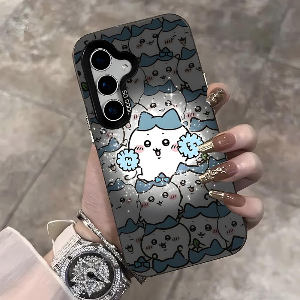 

Мультяшный чехол для мобильного телефона C-Chikawas для Samsung S25 Ultra S23 S22 S21 S20 Ultra Plus S24 Fe A54 A55 Цвет Серебристый Samsung S20 Ultra