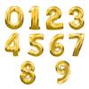 32inch Gold Rose Blue Silver Number Aluminum Film Balloons Digital Baby Shower Christmas Wedding Happy Birthday Party Decoration