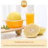 Portable Lemon Orange Manual Juicer Plastic Fruit Tool Kitchen Accessories Tool Citrus Manual Juicer