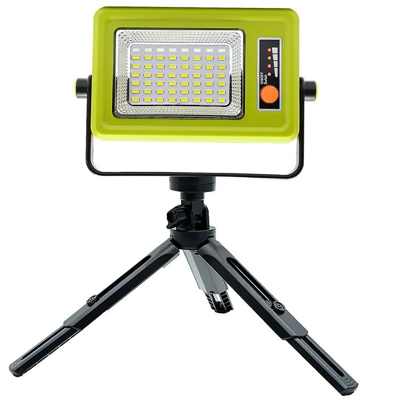 Multifunctional Portable LED Solar Work Light with Strong Magnet for Camping & Emergencies