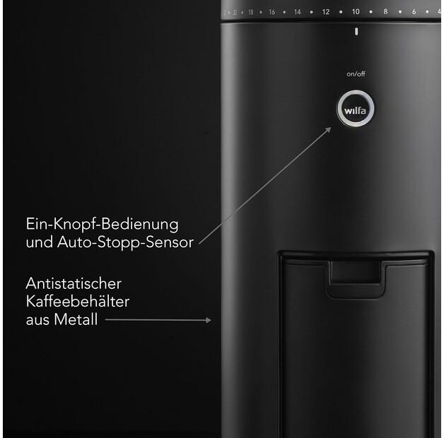 Кофемолка Wilfa WSFBS-100B черная (605776)