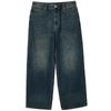 JACK&JONES Men's Wide Leg Washed Multi-pocket Jeans