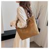 Students Classroom Shoulder Bag Simple Large Capacity Canvas Bag Female Versatile Commuting Literary Tote Bag Handheld