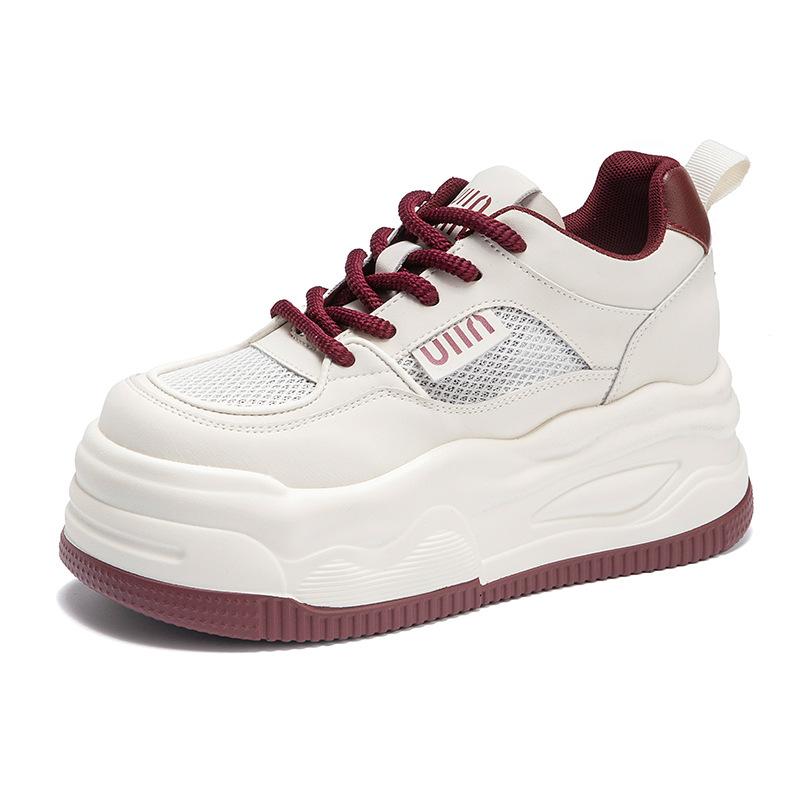 

Spring new women s shoes sports shoes round head light non-slip student sports shoes mesh breathable versatile casual shoes women 40 червоний