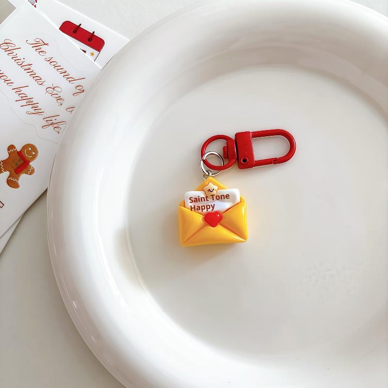 Christmas Cartoon Cute Keychain Santa Claus Elk Snowman Pendant Keyring Backpack Hanging Decoration Year Party Gifts