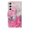 For Samsung Galaxy S24 Case Marble Pattern Leather Phone Wallet Stand Cover
