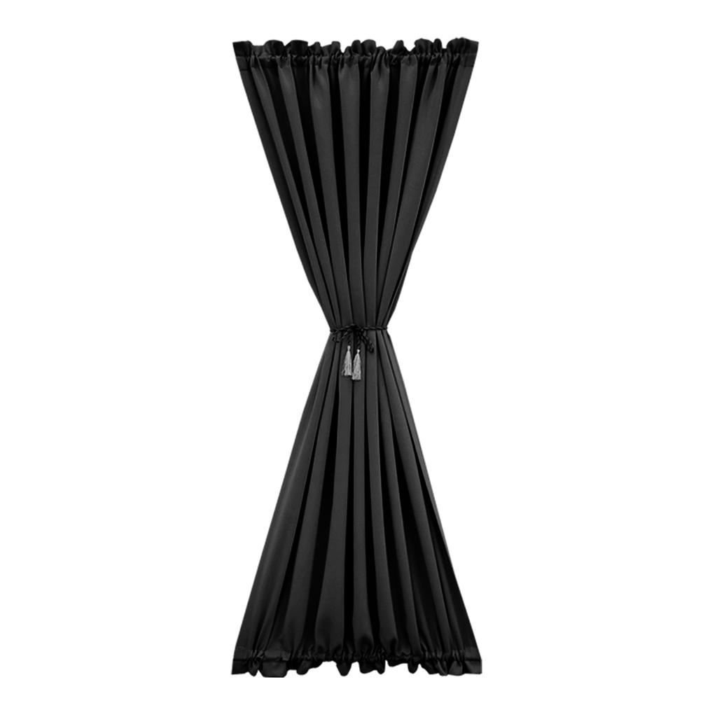 Blackout Door Curtains Privacy Thermal Insulated French Door Curtains Window Panels Kitchen Short Curtains Panels Rod Pocket