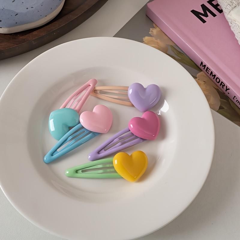 10pcs Summer Dopamine Colorful Mixed Hair Clips Barrettes Hair Accessories for Women