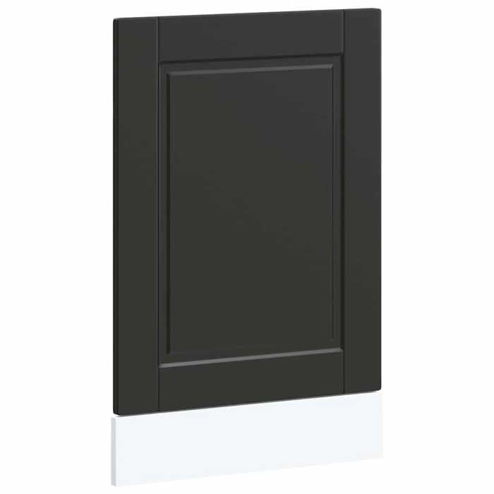 VidaXL Dishwasher Panel Porto Black 45x1.5x67 Cm 854128