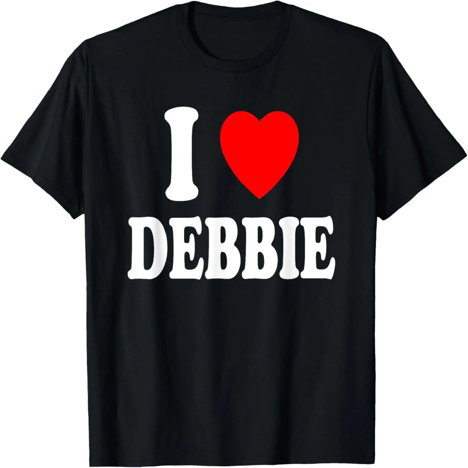 Я Сердце (Любить) Милая парная футболка для супругов Debbie S