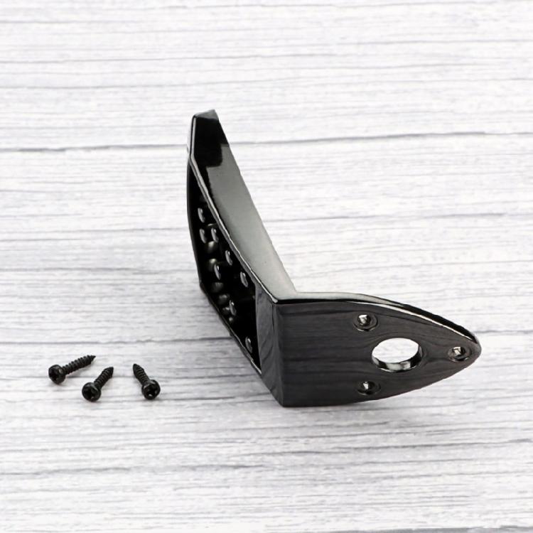 Metal Triangular Mandolin Tailpiece Mandolin Replacement Tailpiece for 8 String Mandolin Guitar Easy Installation