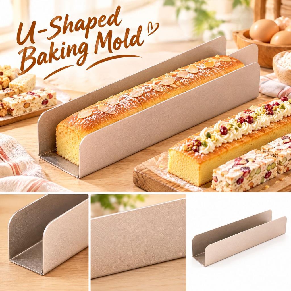 U-Shaped Baking for Bread, Snowflake Crisp and Shaping, Kitchen Baking Tool
