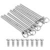 8 Pcs Replacement Rivet Pin Joint Screw Nail Hinge Connector Accessories Folding Fans Decorative Fans Folding Fan Replacement