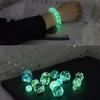 Crystal Glass Needlework Beads Luminous Glass Beads DIY Jewelry Making Necklace Loose Beads