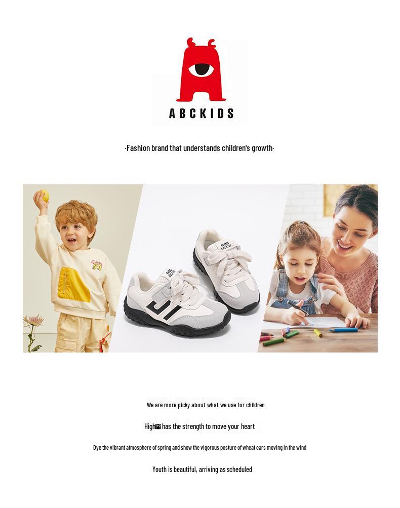 ABCkids 2025 Spring Girls' Agam Casual Sports Shoes - Soft Sole Board Shoes for Middle & Big Kids