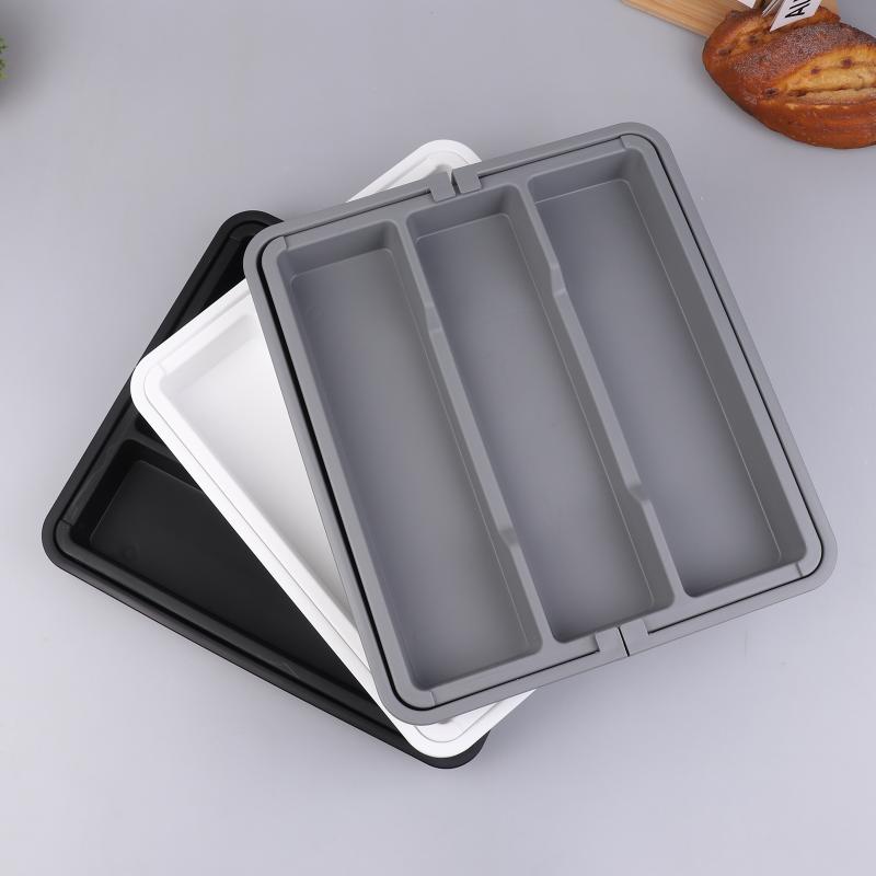1Pcs Expandable Cooking Utensil Tray Utensil Organizer For Kitchen Drawers Adjustable Cutlery Silverware Flatware Holder Tool