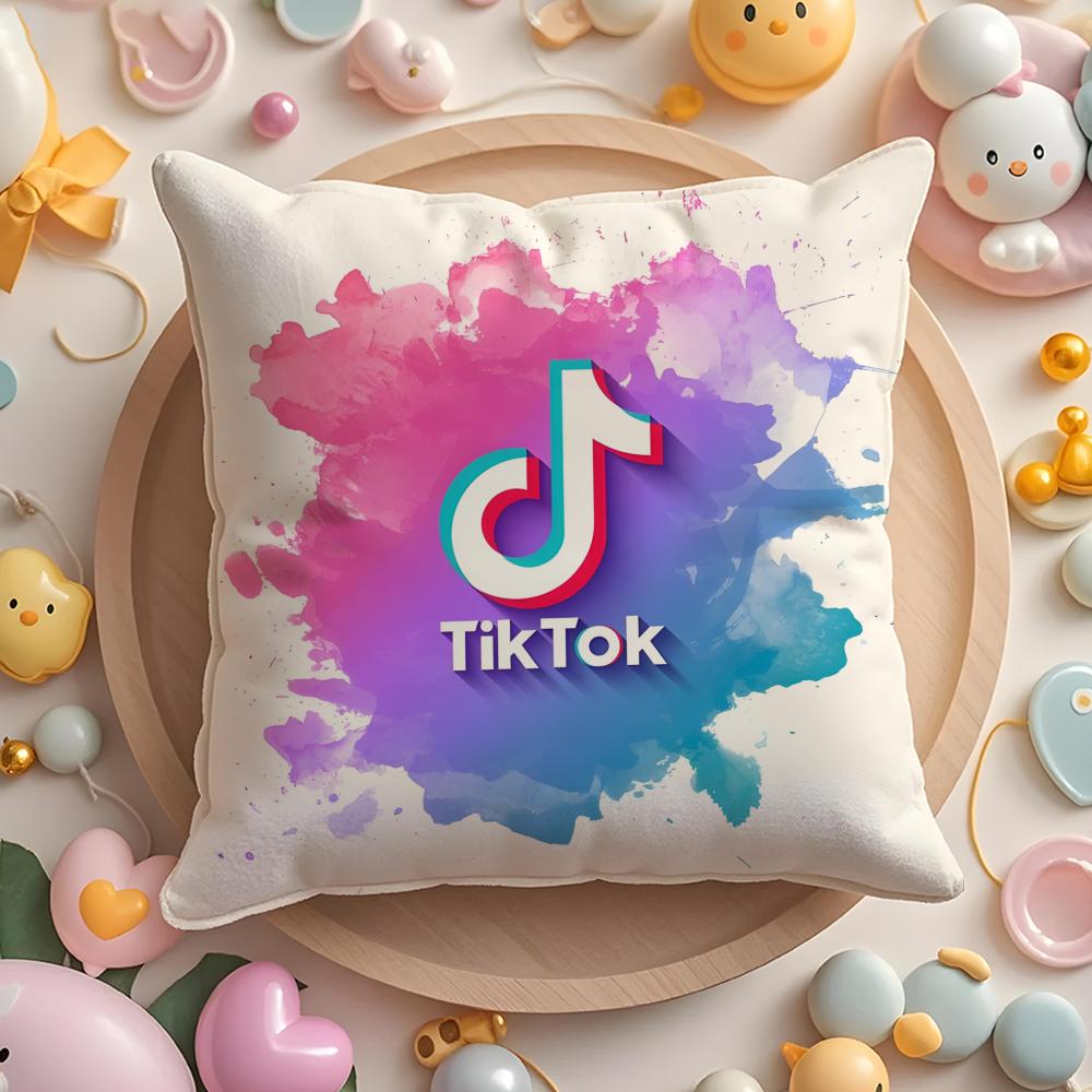 

Trendy TTiktoks Pillow Case Soft Plush Fabric DoubleSided Printed Cushion Cover Warm Winter Sofa Pillow Case 30x30cm
