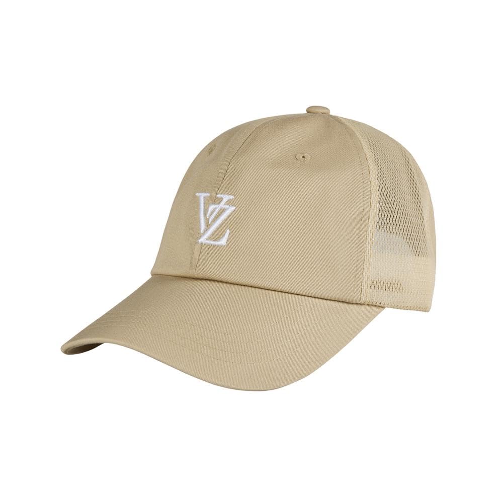 3D Monogram Side Mash Ball Cap Beige [VARZAR]