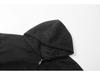 2025 Men's Trendy Striped Grey Cardigan Hoodie Jacket with Hat - American Street Style for Spring/Autumn