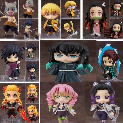 Demon Slayer Karakter Kochou Shinobu Tokitou Muichirou Kanroji Mitsuri Nezuko Tanjiro Schattig BJD Figuur Model Speelgoed 10cm