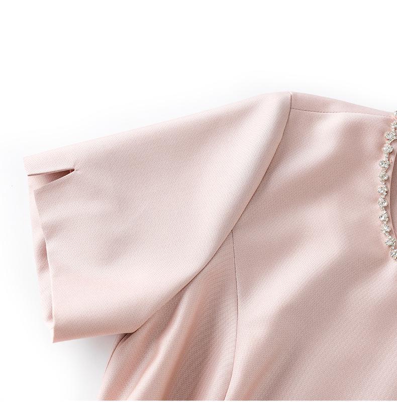 French Lady High-End Slimming Dress - Elegant Socialite Style