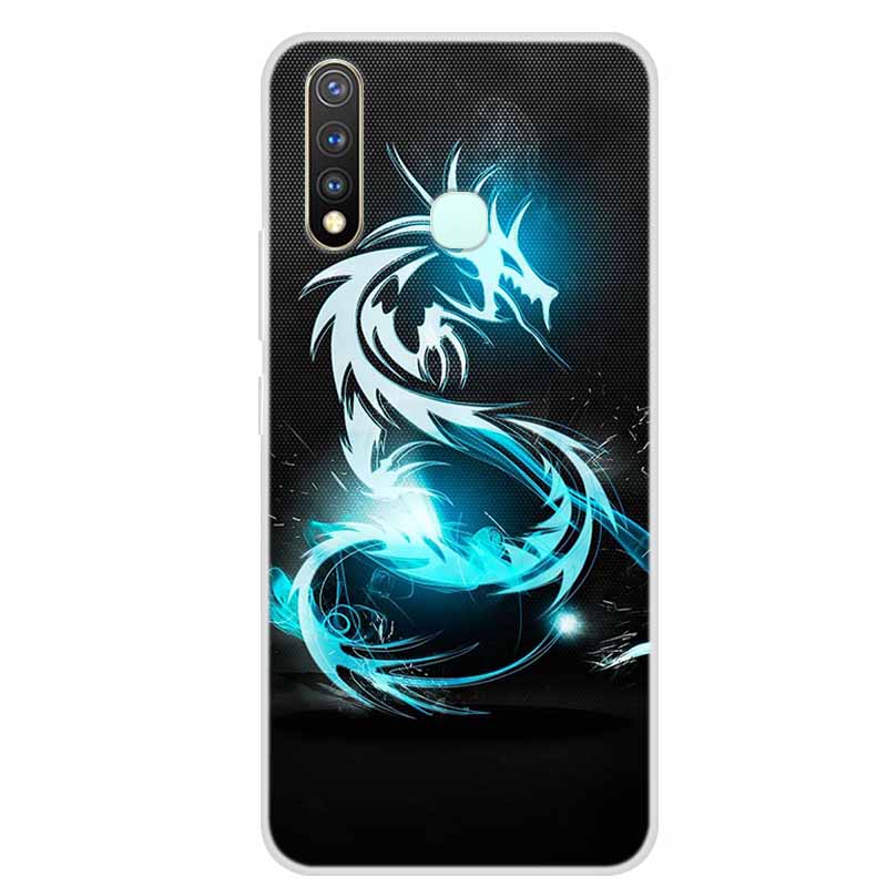 Per Vivo 1915 / Y19 /U3 Custodia Bumper Silicone TPU Copertura Posteriore Morbida Per Vivo Y19 Y 19 VivoY19 Custodia Cartone animato fundas su Vivo1915 Coque