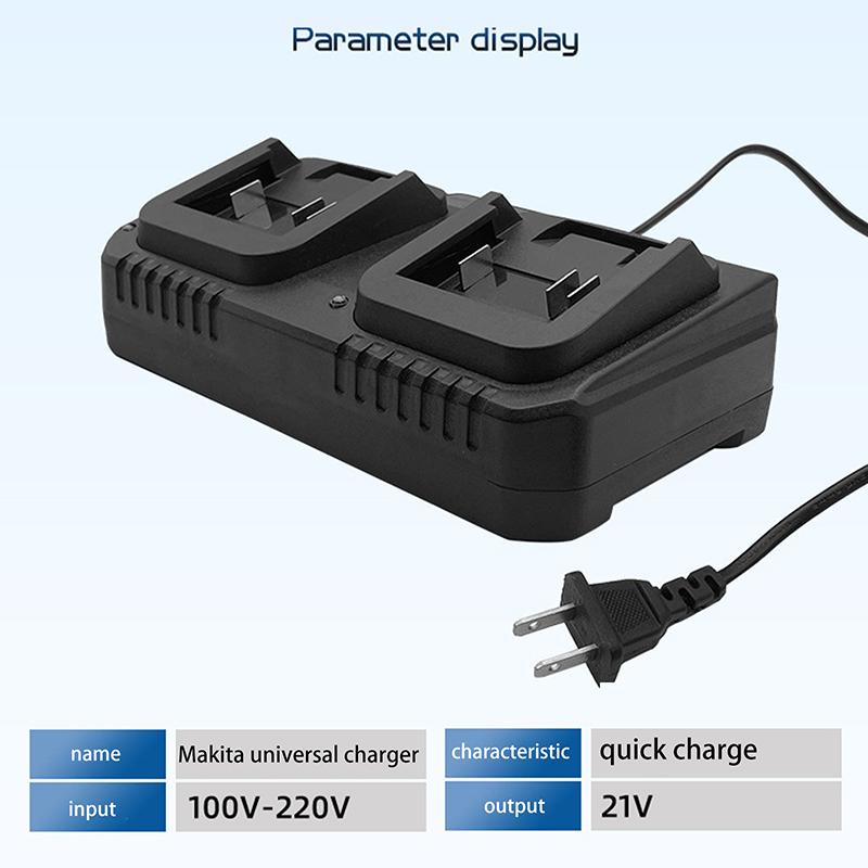 3A Lithium Battery Fast Charger 2 Way Power Tool Battery Charger Eu/Us Plug For Makita 18V 21V Battery Bl1415/1815/1830/1850