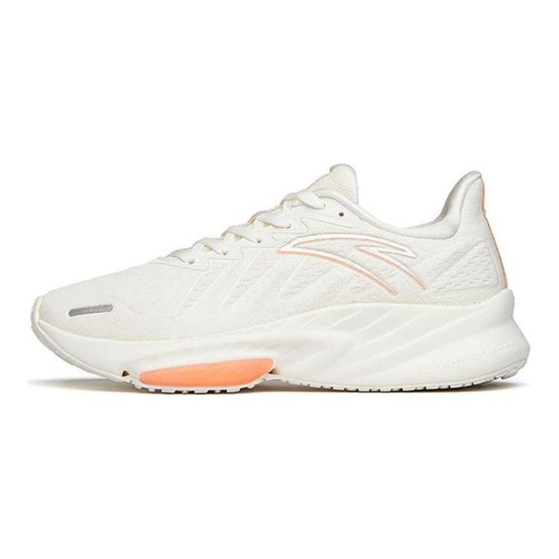 Anta Rocket 3.0 women low-top running shoes ivory white cushioned breathable non-slip 122145587-3 35.5