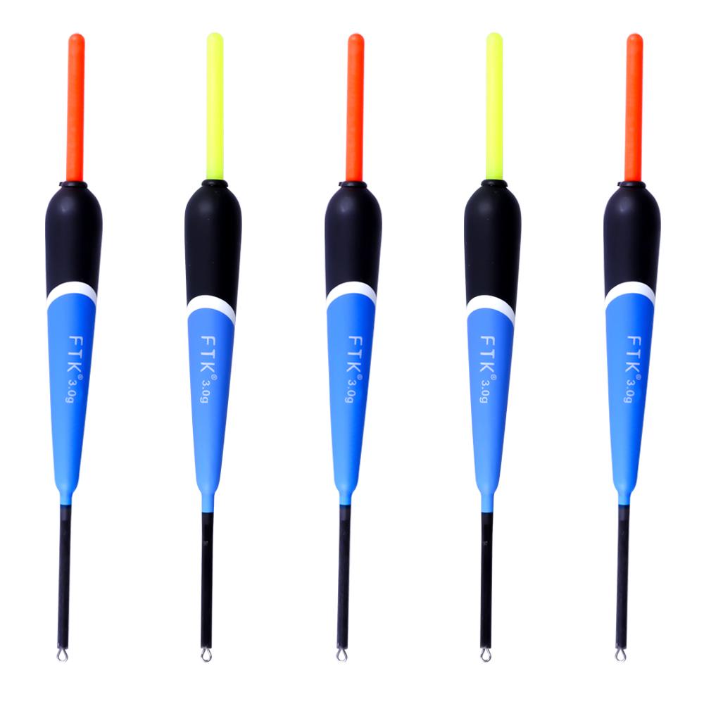 FTK 5 Stuks Visdobber 15,5cm-17cm 2g-5g Barguzinsky Spar Dobber Verticale Boei Voor Karper Vissen Accessoires Tackle