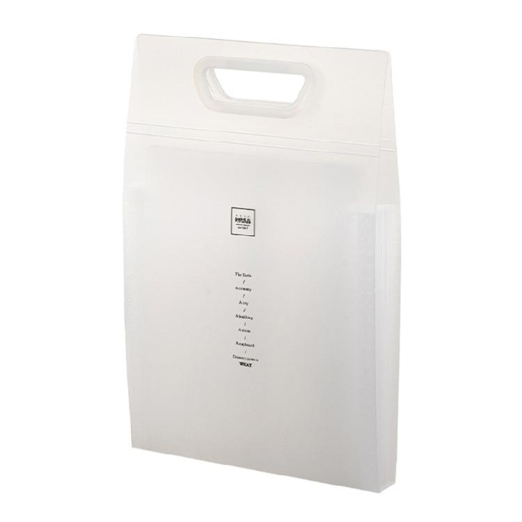 

Heavy Type Exam Paper Organizers with Multiple Compartments Large Capacity A4 Sheets School Accessory Plastic Texture белый