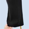 Autumn Pure Desire Style Square Collar Sleeveless Suspender Skirt Mid Length Long Length Dress Women's Silm Knitting Hip-Wrapped Sleeveless Long Skirt