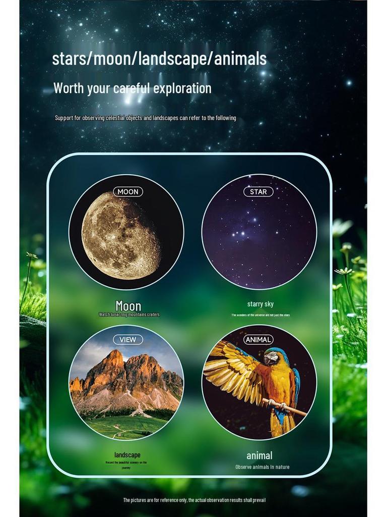 Xueyouma Kids' HD Astronomy Telescope - Professional Outdoor Stargazing and Scenery Viewing Toy, Ideal Student Birthday Gift