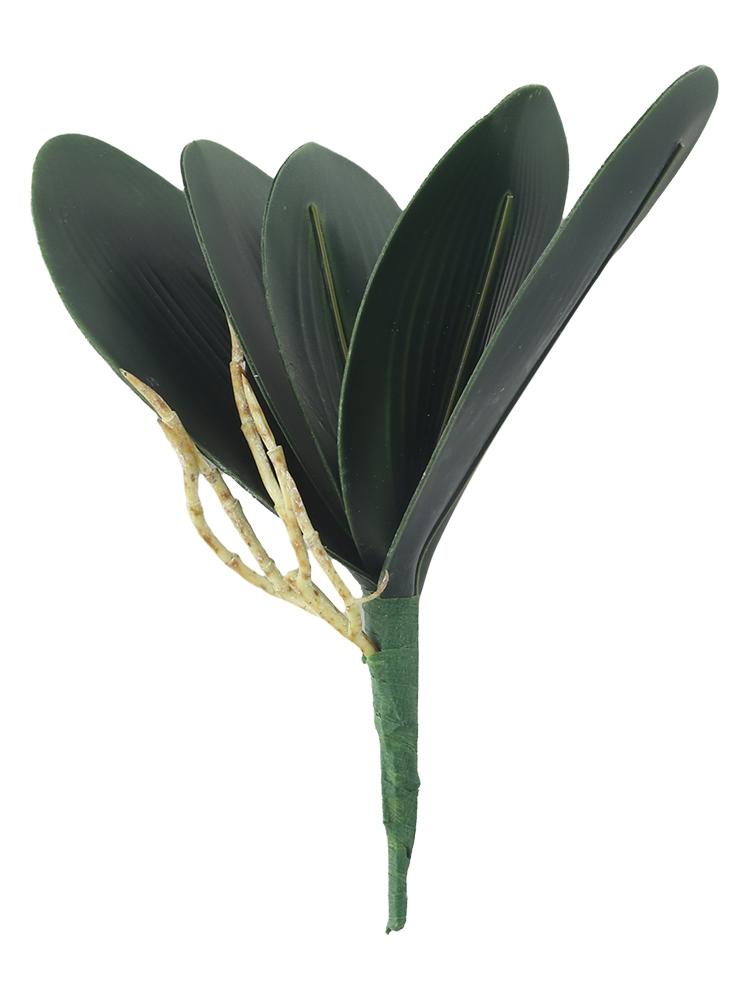 PVC Artificial Butterfly Orchid Silk Leaf Fake Flower Garden Party Home Decor Uk