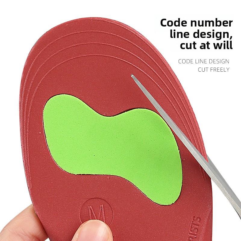 Children's Inner Eight-character Insole Foot Inward and Eversion XO-shaped Leg Baby Flat Foot Support Shock Absorption Sports Full Pad
