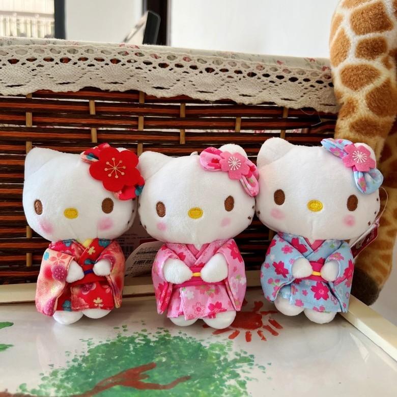Hello Kitty Kimono Plush Doll With Short Plush Material For Gift And Decoration