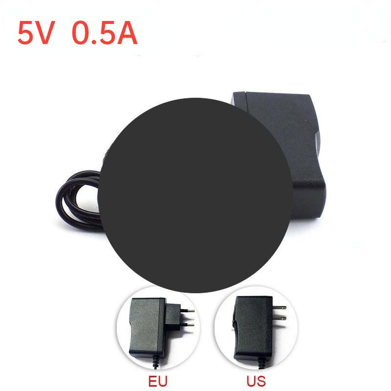 AC DC 5V 0.5A Power Supply Adapter US EU Plug LED Strip Light