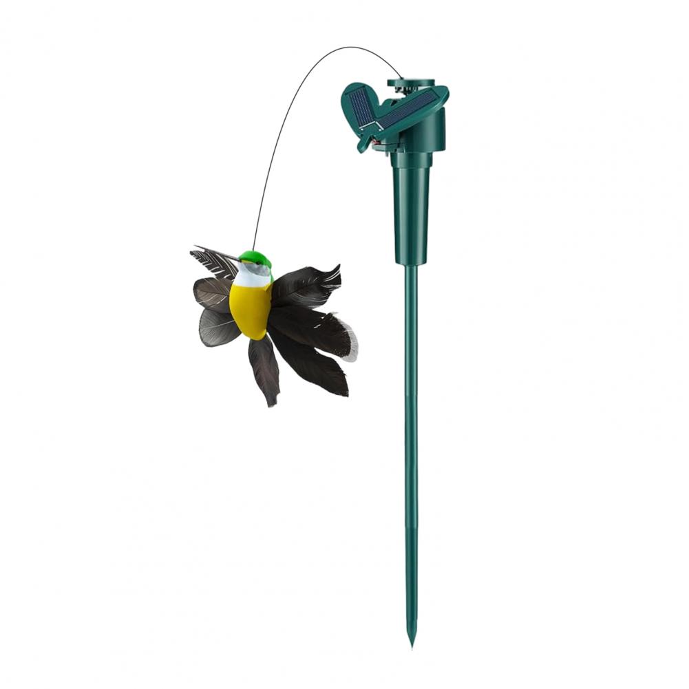 Fluttering Solar Dragonfly Garden Stakes Flying Moving Dragonfly Waterproof Decorative Stake For Home Yard Pathway Landscape