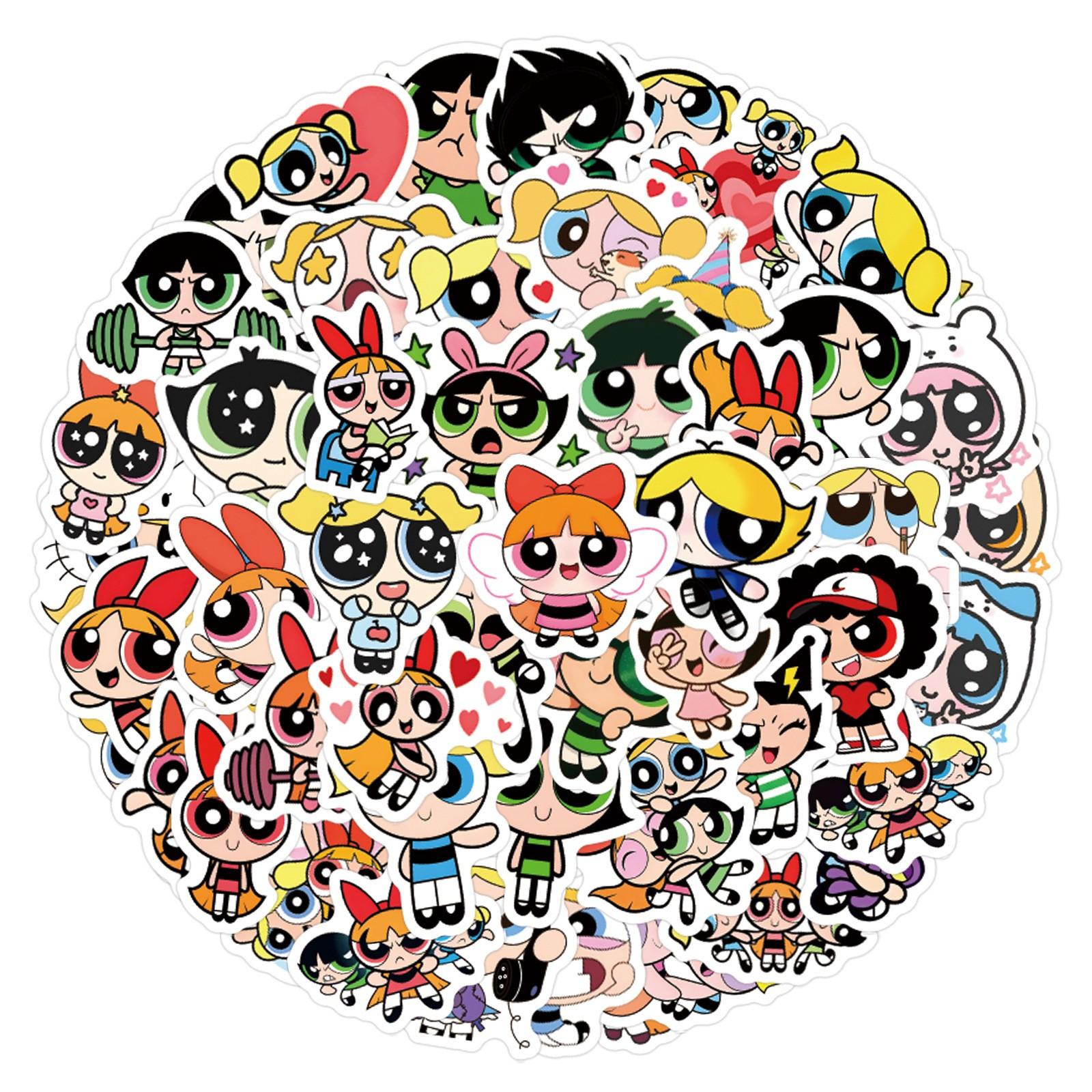 

105pcs Suitcase Stickers Stickers Scooter Computer Tablet Cartoon Decoration One Size