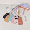 New Cartoon Animal Card Holder With Lanyard Badge Holder Children's Bus Card Case Waterproof PU Leather ID Holdersr