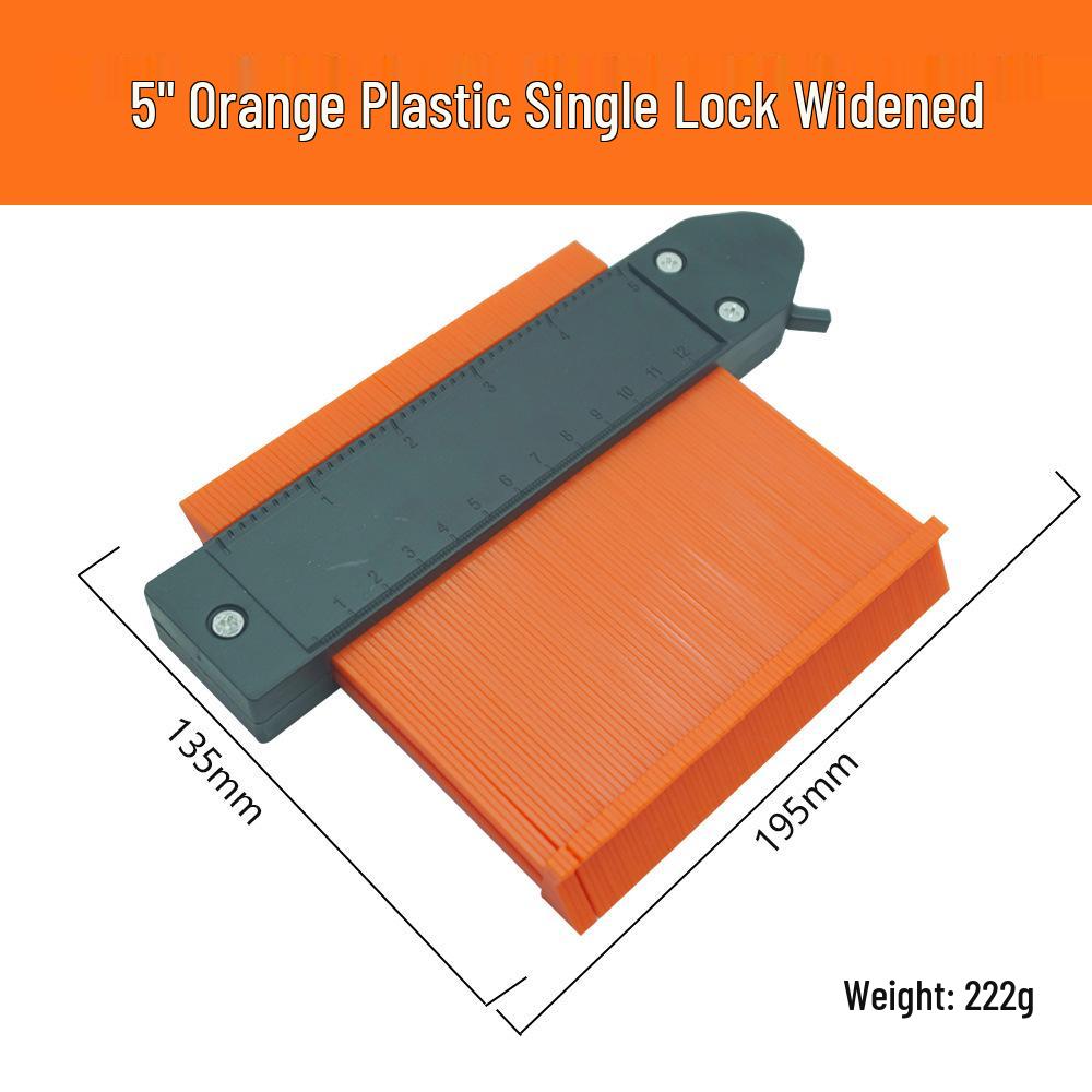 Universal Contour Gauge for Irregular Shapes - Woodworking & Gypsum Board Tool