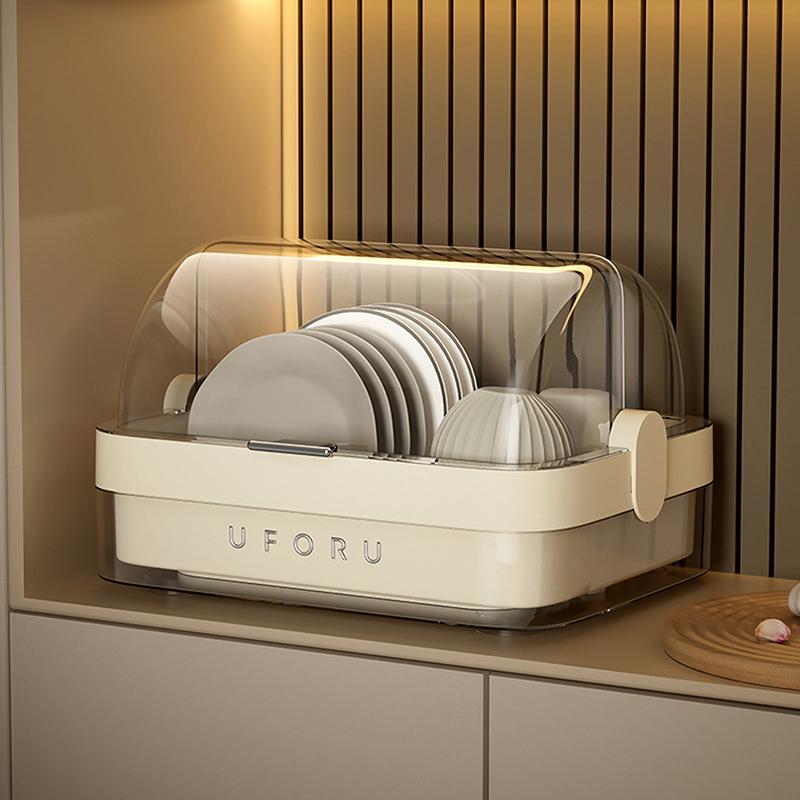 Kitchen Cupboards With Bowls And Chopsticks Storage Boxes Household Drain Bowl Rack With Lid For Dishes And Dish Racks