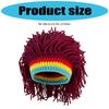 Warm Interlaced Hat With Humorous Hair Fashion Unisex Cold Weather Ear Security For Family
