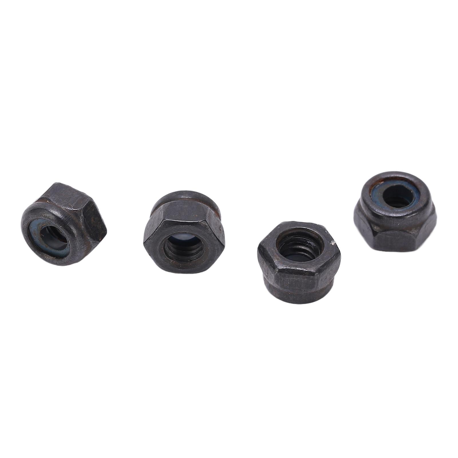 

4PCS Aluminum Alloy M4 Locking Nut Antislip 4mm Locknut for Arrma for Senton 1 10 RC Car