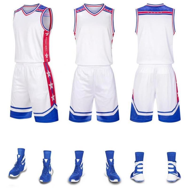 New Basketball Jersey Set Children'S Adult Jerseys Male And Female College Students Game Training Jersey Vest Summer