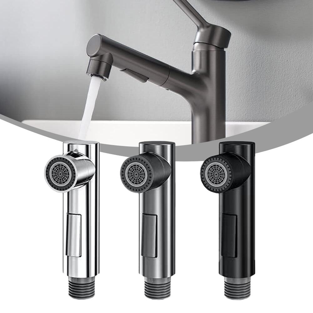 Kitchen Faucet Sprayer Head Splash Proof Nozzle Pull Out Spout Bathroom Tap Bubbler Water Saving Kitchen Sink Faucet Aerator