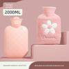 Hot Water Bottle, Thickened Explosion-Proof Hand Warmer, Small Hand Warmer Bag, Women's Belly Warmer, Plush Hot Compress Water Bag
