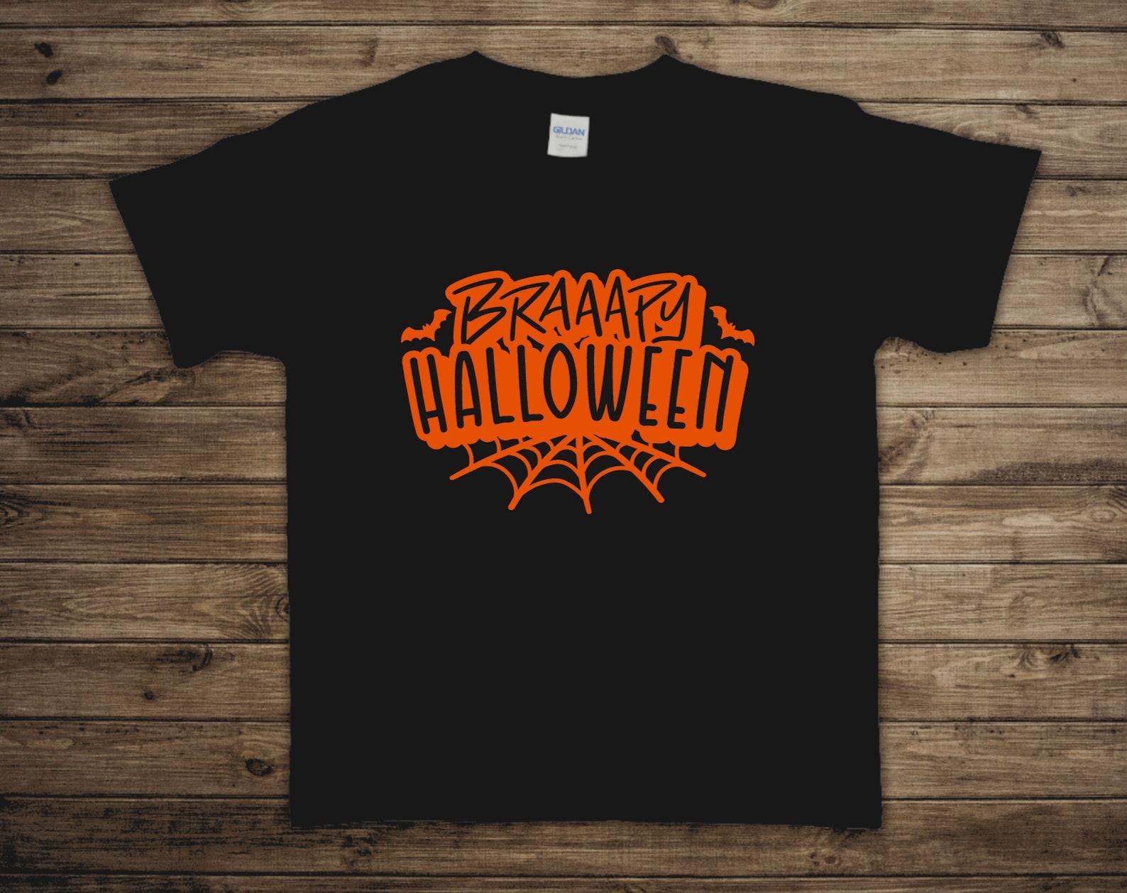 Braaapy Halloween Dirt Bike | Halloween | Youth/Toddler T-Shirt | Short Sleeve | Motocross S