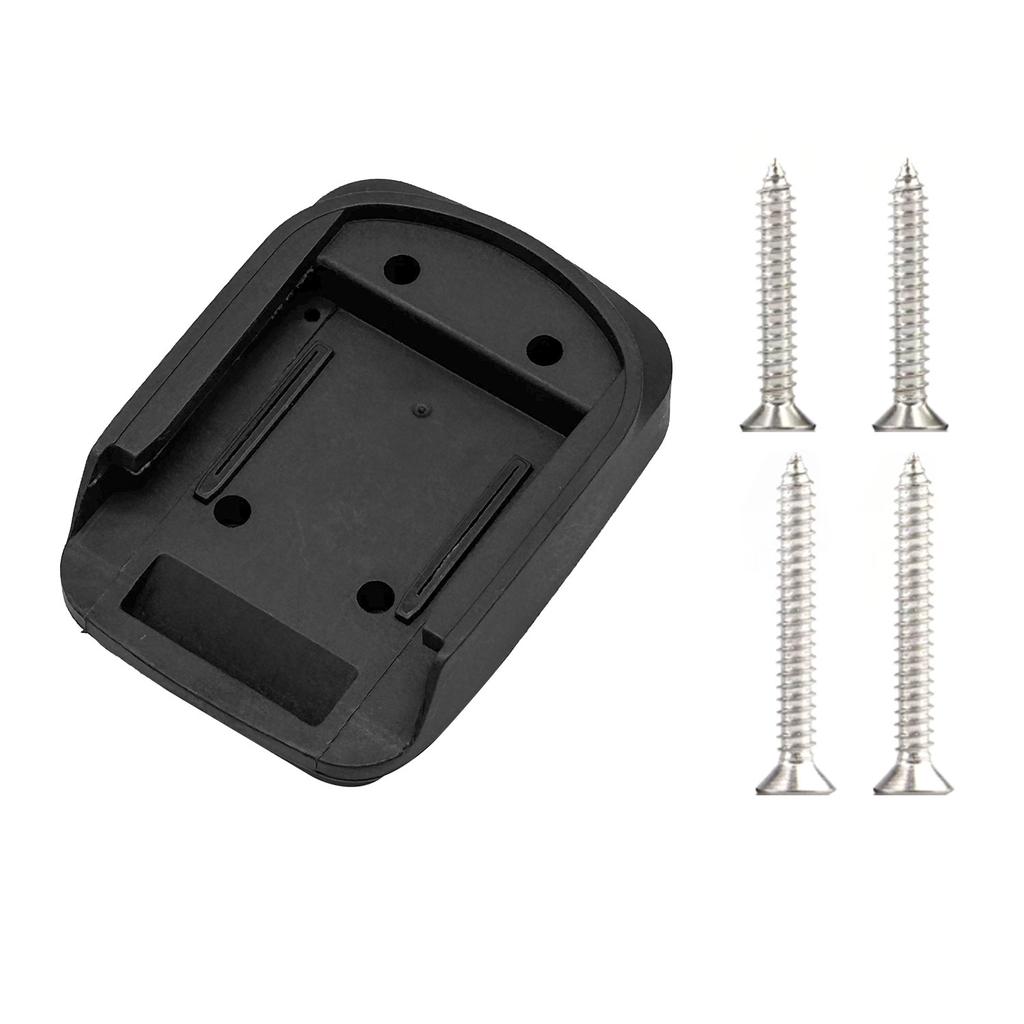 Countersunk Screw Holes Battery Holder Electric Tool Storage Wall Mount Bracket